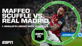 Alex Kirkland talks Maffeo scuffle vs. Real Madrid + Araujo's link with Juventus 👀 | ESPN FC