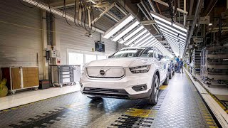 Production of Volvo Car's Fully Electric XC40 Recharge
