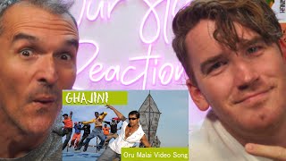 Oru Malai Video Song REACTION!!! | Ghajini | Suriya | Asin | Nayanthara | Harris Jayaraj