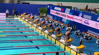 第95回日本選手権水泳競技大会 競泳競技　JAPANSWIM2019　男子200m平泳ぎ準決勝