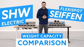 SHW Electric vs. Flexispot EC1 Seiffen Standing Desk Weight Capacity Comparison