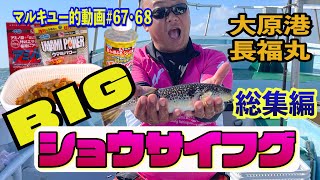 長福丸 BIG ショウサイフグ 総集編＃67、68マルキユー的動画