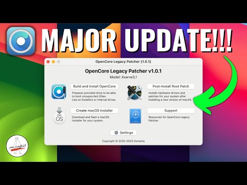 OpenCore Legacy Patcher 1.0.0 & 1.0.1 UPDATE!!!! [Full Sonoma Support] What's New?