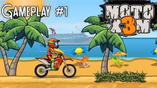 Moto X3M Bike Racing Game - Level 1 - 3 Gameplay Walkthrough Part 1 (IOS / Android)