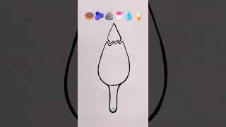 Satisfying creative Art🍩🫐🪨🍧💧🍦#trending#art #satisfying #ytshorts #viralvideo #shorts