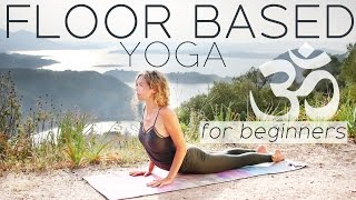 Easy FLOOR BASED Yoga class ღ Beginners \u0026 Low Mobility