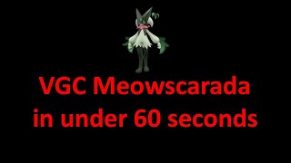 Meowscarada Explained In Under 60 Seconds // Scarlet and Violet VGC