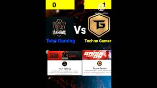 Total Gaming Vs Techno Gamer #shorts #technogamerz #totalgaming