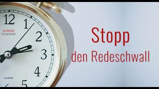 Fragen und Antworten in einer Minute: Den Redeschwall stoppen