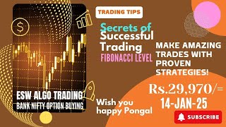 ESW Robo trading LIVE Market  Prediction  on 14-JAN-2025 #Banknifty option #Nifty Option