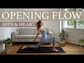 Yoga Vinyasa Flow for Hips and Heart Opening | 50 Min Yoga Flow