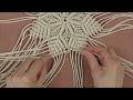 macrame basket pattern with flower diy