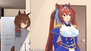 【ウマ娘MMD】娘のデートについていこうとするアグネスタキオン【アグネスタキオン＆ダイワスカーレット】