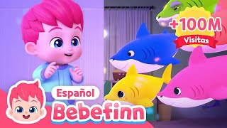 Tiburón Bebé Du Ru Du Ru | Cantemos en español e inglés | Canciones Infantiles | Bebefinn en español