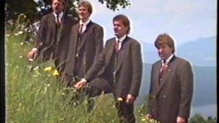 Wånn mei Diandle werd sterbn (Video) - Quartett Almrose Radenthein - 1990