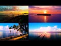 Beautiful drone video of our beautiful nature ocean and river view | Aesthetic | relaxing video