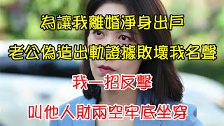 為讓我離婚淨身出戶，老公偽造出軌證據敗壞我名聲，我一招反擊，叫他人財兩空牢底坐穿 | 翠花的秘密