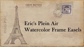 Cheap Joe's 2 Minute Art Tips - Eric's Plein Air Watercolor Frame Easels