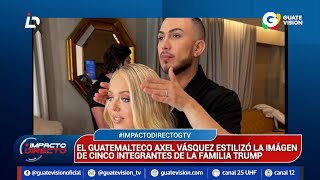 Estilista guatemalteco maquilló a la familia de Trump para investidura en EE. UU.