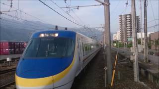 新居浜駅に到着する特急電車（Ｈ２９．５）