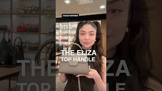 5 Reasons to love The Eliza Top Handle #CoachPartner