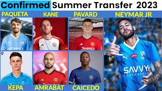 🚨  ALL CONFIRMED TRANSFER NEWS TODAY SUMMER WINDOW 2023,NEYMAR TO AL HILAL 🔥, AMRABAT TO UNITED, CA