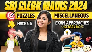 🔥SBI CLERK Mains Reasoning 2023 | Puzzles & Miscellaneous | SBI CLERK Mains | Smriti Sethi