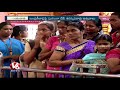 dussehra sharan navaratri devotees throng indrakeeladri temple vijayawada v6 news