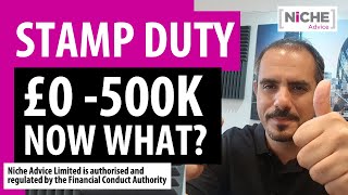 Stamp Duty Holiday £0 to 500k what does this mean for you