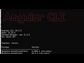 Angular project, #helloworld