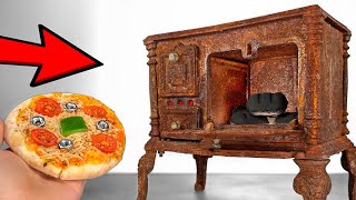 1900 Rusty Stove Restoration - Pizza Cooking