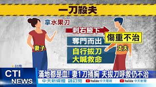 【每日必看】台南命案! 夫妻吵架失控出人命!  呆坐狂唸\