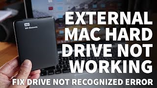 MacBook External Hard Drive Not Recognized - How to Reformat Western Digital Hard Drive for Mac