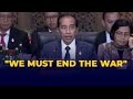 Pidato Lengkap Presiden Jokowi di KTT G20: We Must End The War!