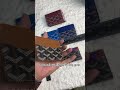 how to check goyard wallet top quality and normal quality goyard cardholder