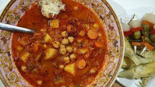 Սիսեռով Ապուր - Chickpea Soup Recipe - Heghineh Cooking Show in Armenian