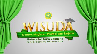 Wisuda Doktor, Magister, Profesi dan Sarjana Universitas Nusa Cendana | Sesi 1