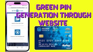 UCO Bank green pin (Hindi)at home#pin generation #ucobank #information