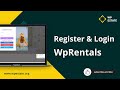 How to manage Register and Login in WP Rentals theme