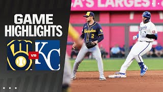 Brewers vs. Royals Game Highlights (5/7/24) | MLB Highlights