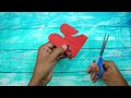 how to make heart shape 3d paper snowflake diy valentine s day gifts idea