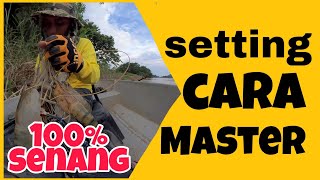 cara setting perambut dan mainline gaya sifu master #udanggalah #prawnfishing