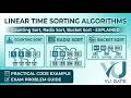 Linear Time Sorting Algorithms: Counting Sort, Radix Sort, Bucket Sort Explained | VU Gate