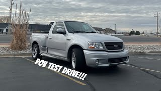 2004 Ford F-150 SVT Lightning POV test drive with Cold start and Acceleration!!!