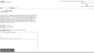 CodingBat Java AP-1 scoresAverage