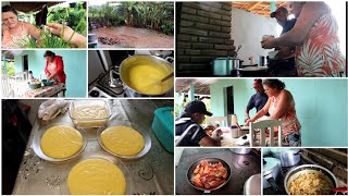 PREPARING LUNCH BOXES FOR MY HUSBAND'S WORKERS 🥰 RAINY AFTERNOON AND I MADE CANJICA 😋🤤