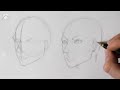 how to draw faces from all angles drawlikeasir