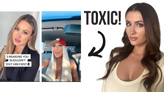 Reacting To TOXIC Advice From Tik Tok Girls | Courtney Ryan
