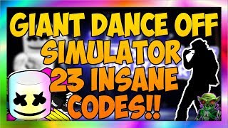 Update 5 New Codes Roblox Giant Dance Off Simulator - code dance off roblox