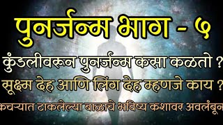 पुनर्जन्म भाग ५ कुंडलीवरून पुनर्जन्म कसा कळतो ? लिंग देह म्हणजे काय